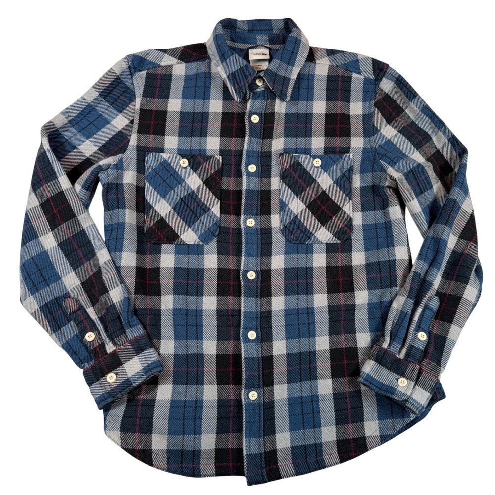 The North Face Valley Twill Plaid Long Sleeve Flannel Button Shirt Men L Lumber